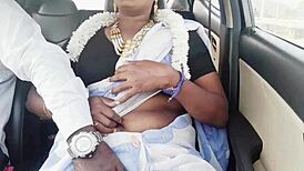 bhabi, ride me hard in this desi car with dirty talk