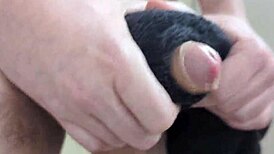 Massive cumshot explodes all over this towel!