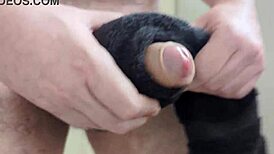 Massive cumshot explodes all over this towel!