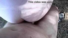 Celestina Blooms Bred POV Doggystyle in Nature Creampie Outdoor