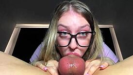 he face fucks her sloppy throat in 69 before throatpie cumshot close-up