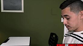 Teacher Stepmom Milf Jerks and Fucks Young Student Son's Monster Cock Taboo