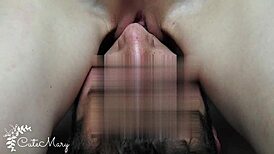 Best Friend's Face Flooded by Her Massive Squirting Facesit Orgasm