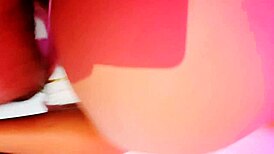 Jovencita bends over tight wet pussy gaping for mexican bbw pounding on bed!