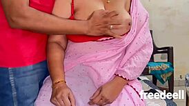 village milf bhabhi with huge boobs gets fucked hard by young boy in hindi