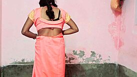 dehati chachi summoned home for intense fingering and plump pounding