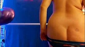 wanna see steffi's big pussy lips dance in panties??