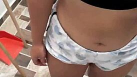 Suggestive Neighbor Begs Laundry Help for Naughty Payment