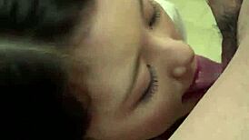 Dirty Asian Teen Fingers Then Blows in Stockings Uncensored