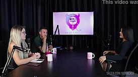 omg val mineirinha's bora cast compil with bruna carlos in sheer red lingerie 😍🔥 watch these sexy latinas orgasm public!