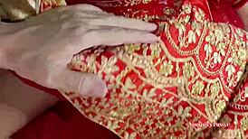 newlywed indian bride's wet pussy creampied on suhagraat first night