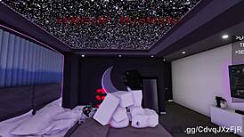 stranger pulls her into roblox condo for intense pussy licking cowgirl riding and missionary pounding