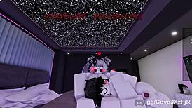 stranger pulls her into roblox condo for intense pussy licking cowgirl riding and missionary pounding