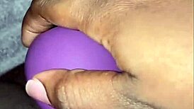 i played my ebony bbw pussy with toys till squirting orgasm hit hard