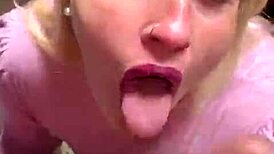 She sucks so good I cum fast down her throat