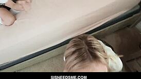 Riley Star and Chloe Temple devour each other's wet pussies hungrily