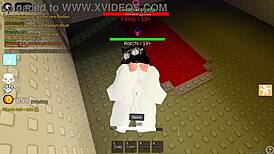 dude these two cute futanari bitches with big tits big ass go full lesbian kissing horny in roblox