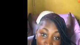 Ebony babe SHAKING her FAT ASS cheeks wildly