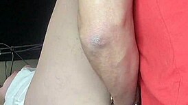 uhh my foster stepmom uh begged me to fill her shaved pussy with hot cum creampie