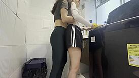 damn yank down bestie's dirty shorts finger her wet pussy orgasm