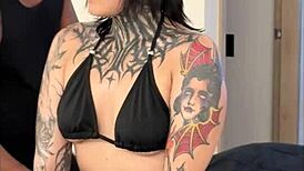 Goth Latina Explodes from Tantric Massage Bliss