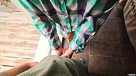 stepsis panties soaked from quick outdoor creampie rush