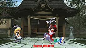 wanna see sanae fuck cirno in touhou parody?