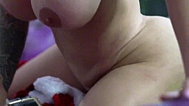you won't believe sara blonde riding grinch cock deepthroat doggystyle christmas rough anal