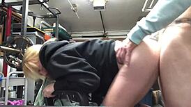 i loved my home gym workout ending in monster cock facial cumshot