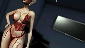 black santa's freaky milf with huge ass plays naughty christmas game ughh