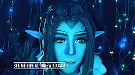 She Lives for Avatar Whoredom Webcam Dancing Beauty Gone Wild!