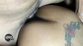 skinny brazilian babe's tight pussy gets bareback fucked by boss backstage