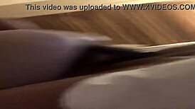 filipina slut rides thick black cock deep in hotel room group watching eagerly