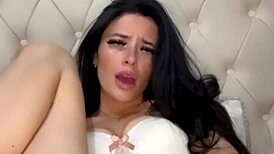 American Exchange Teen Student Solo Webcam Squirting Orgasm Frenzy!