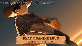 Loud deaf moans erupt in ecstasy