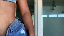 BIG BLACK COCK Fills Latina Teen's Ass Outdoor No Condom Creampie