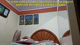 Hubby pimps my big ass to his fat mature pal