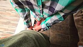 stepsis panties soaked from quick outdoor creampie rush