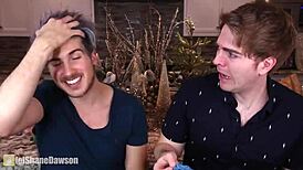 Tempting thong tease with female condom trial