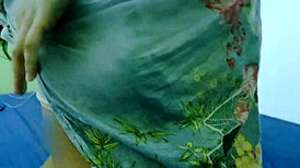 pakistani stepmom's bedroom quickie turns rough and close-up intimate