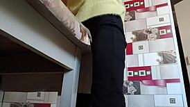 i crave stepsister's solo pussy rubbing to multiple moaning orgasms