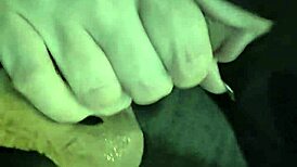 GOTH BABE GAGS ON CUM IN SENSUAL TATTOOED BLOWJOB CLOSE-UP