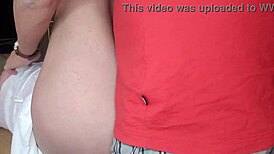 uhh my foster stepmom uh begged me to fill her shaved pussy with hot cum creampie