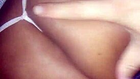 latina's perfect big ass tempts in tight pink thong panties