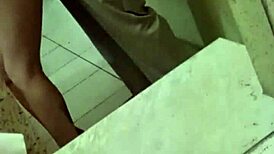 PETITE LATINA SQUIRTS ON MONSTER COCK IN PUBLIC OFFICE POUNDING!