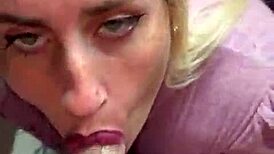 She sucks so good I cum fast down her throat