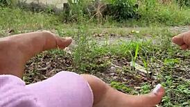 Thrill of Being Watched While Fingering Juicy Pussy to Squirting Orgasm