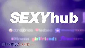 petite small tits girl moans from clit massage fingering