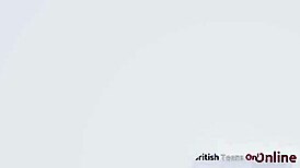 girl next door blonde student deepthroats and gulps cum