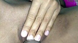 her tight shaved pussy grips cock perfectly during raw creampie fuck session